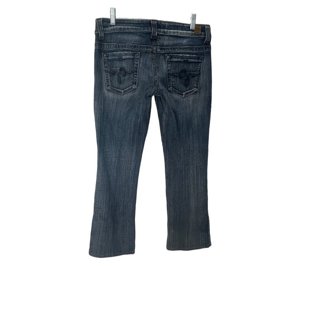 Guess Women's Stretch Denim Jeans Blue Size 28 Logo Pockets Zip‎ Fly